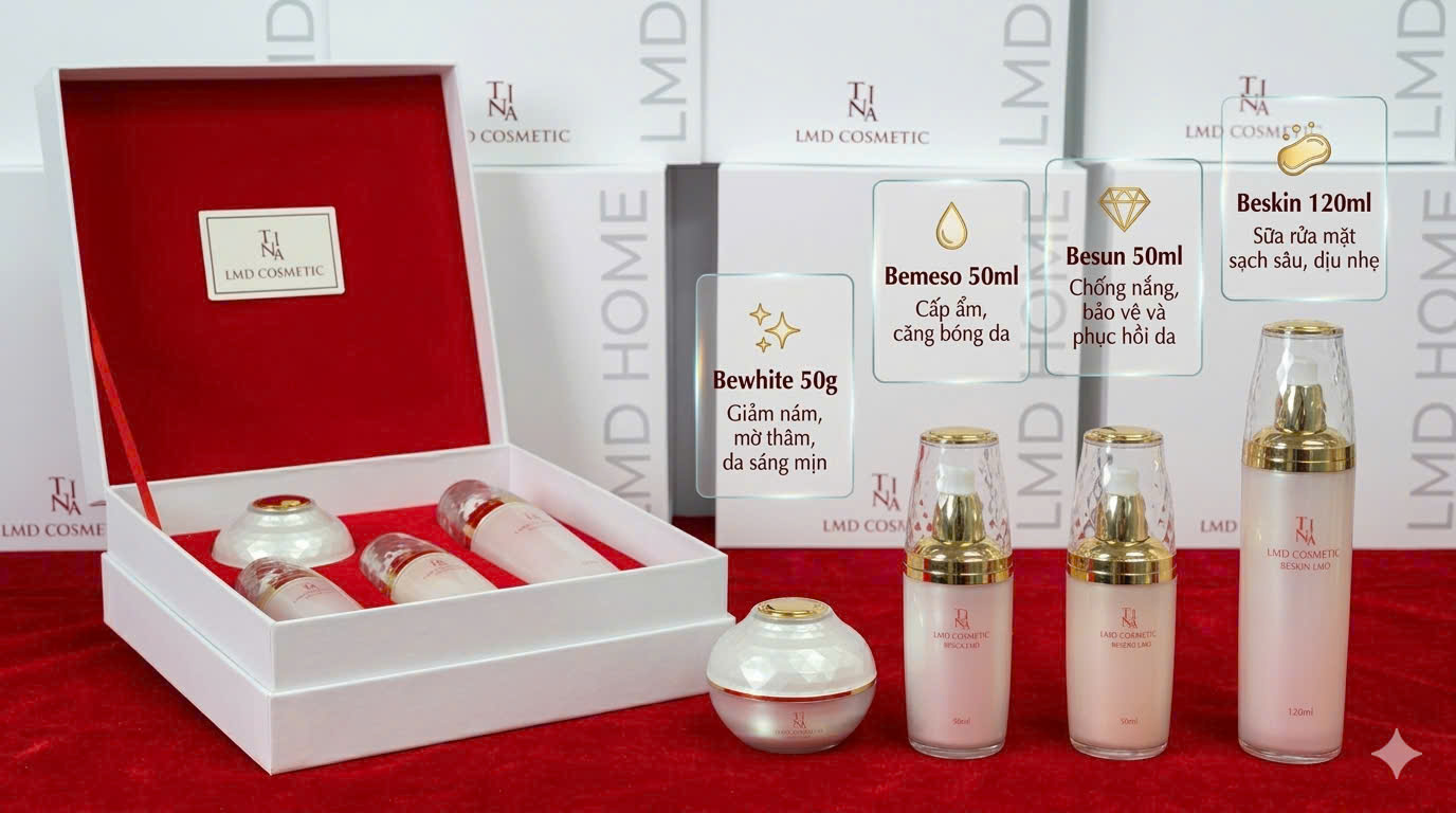 Bộ Combo làm đẹp da TINA LMD COSMETIC