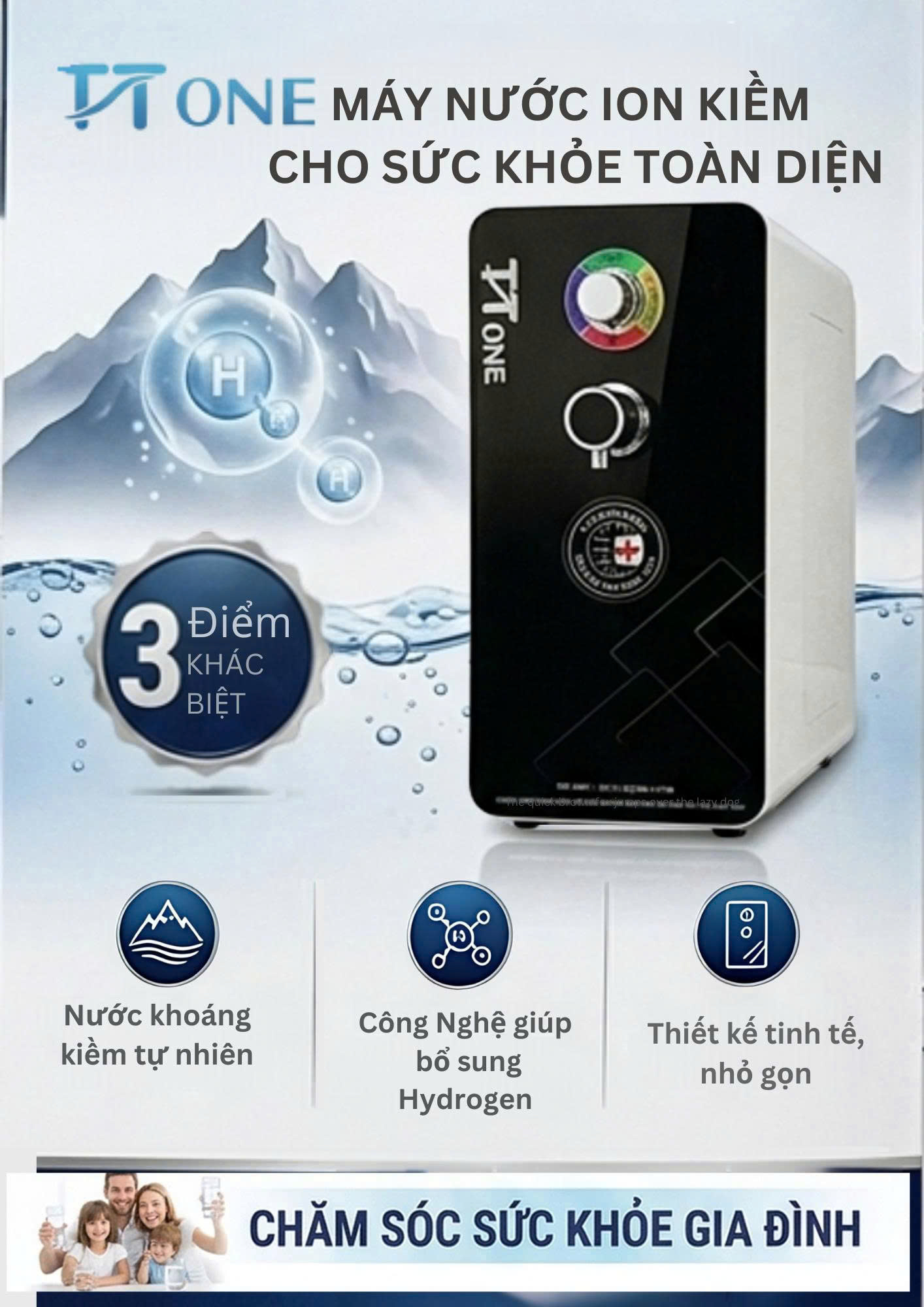 Máy nước tạo kiềm TTONE